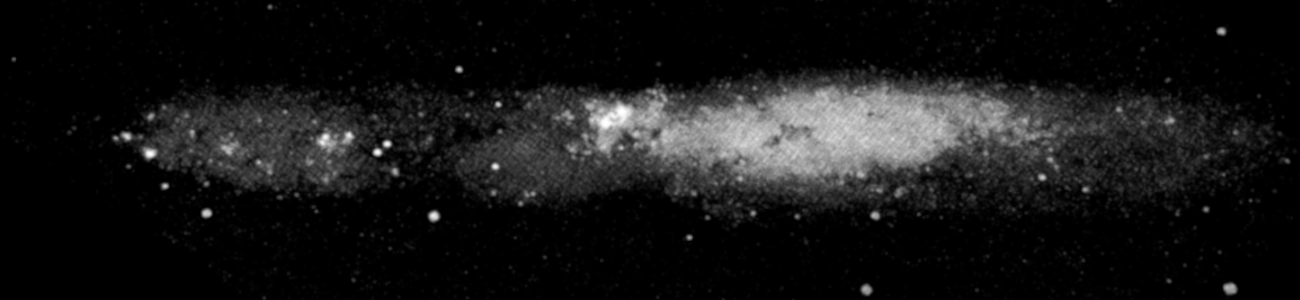 NGC 55, J.L. Sersic, Atlas de Galaxias Australes, 1968